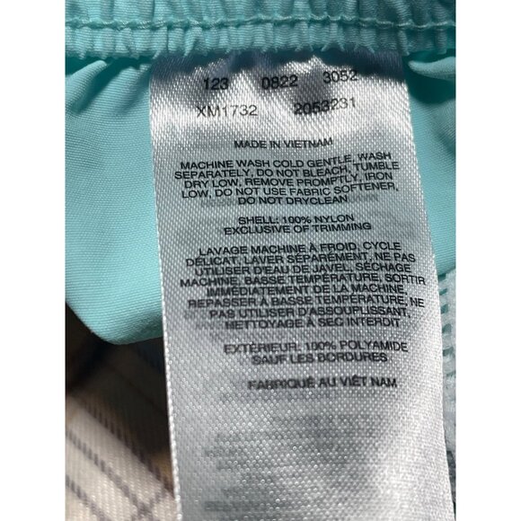 Columbia Mens Aqua Swim Board Trunks Size Medium Back Pocket No Liner - Picture 6 of 6